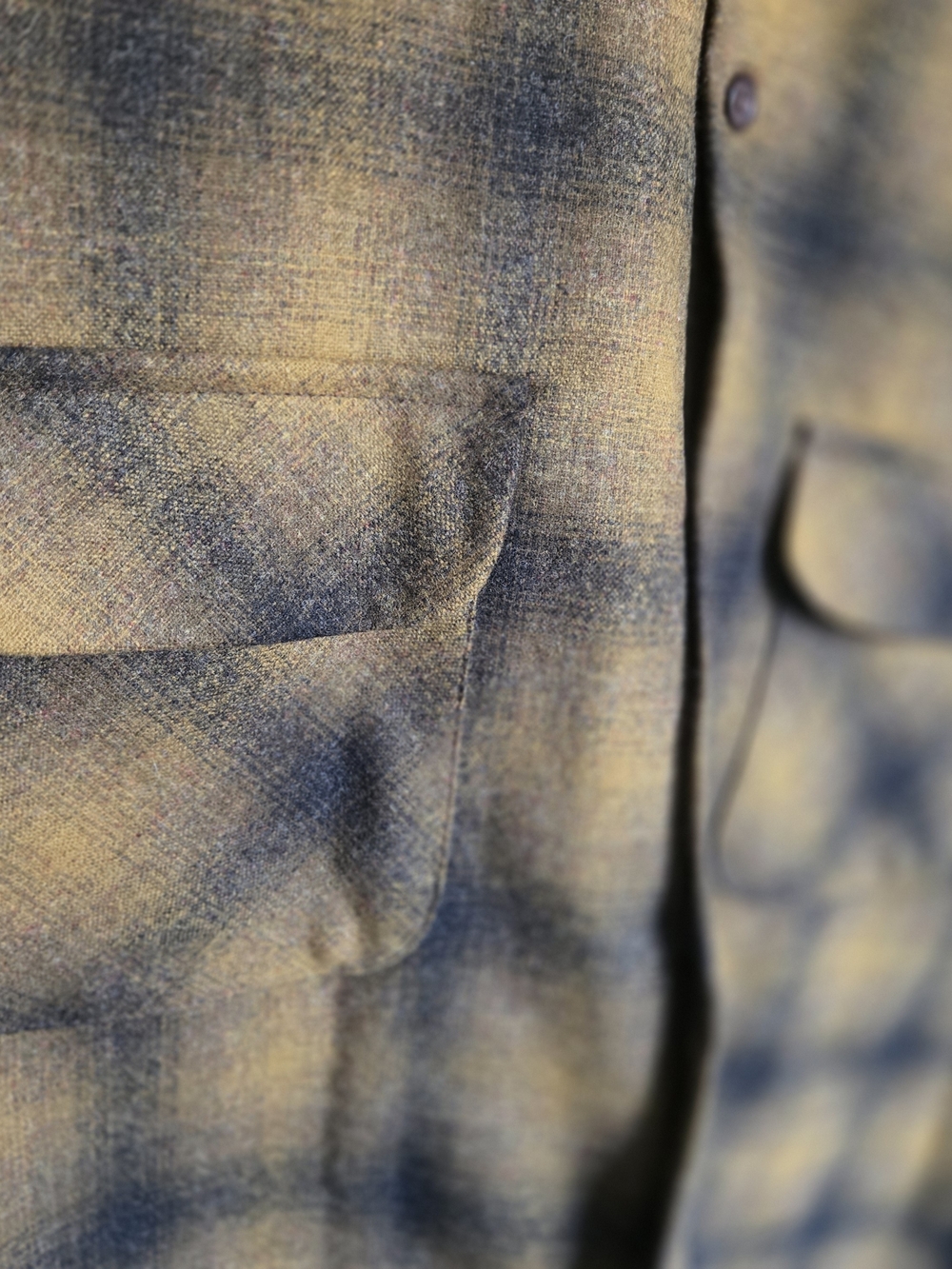 Pendleton Men's Olive Plaid Wool Jacket - Picture 3 of 14